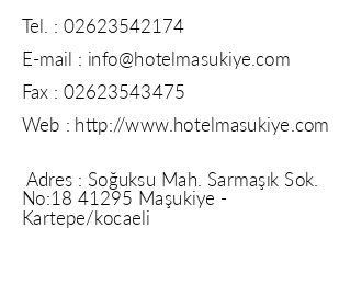 Hotel Maukiye iletiim bilgileri